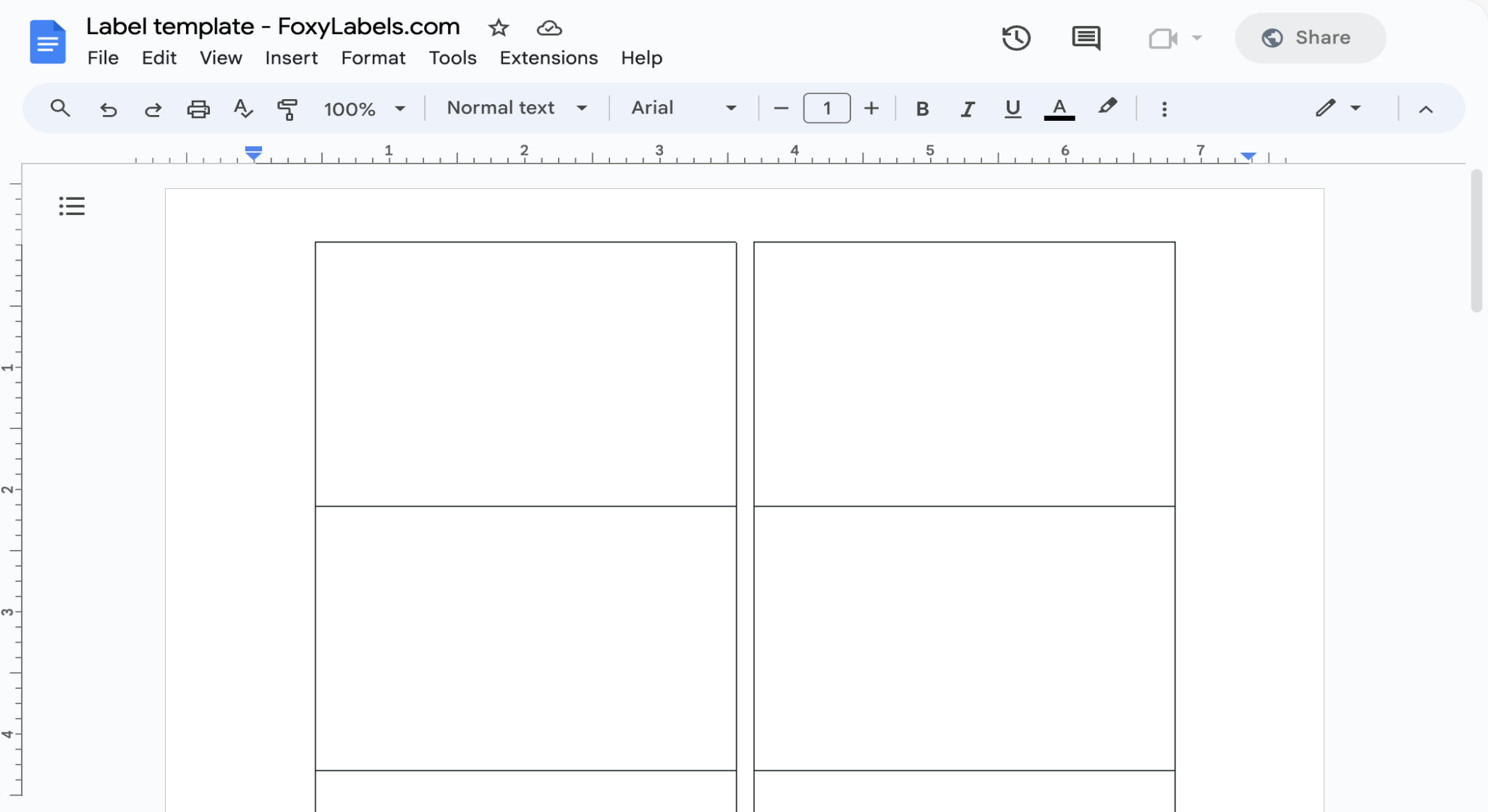 Google docs label template compatible with avery 5815